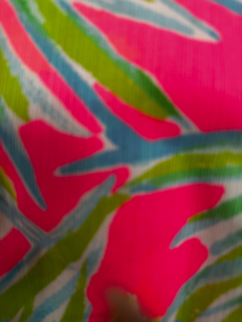 LILLY PULITZER MILA SHIFT DRESS TIKI PINK ROYAL PALM POM POM SIZE 00 - Picture 7 of 9